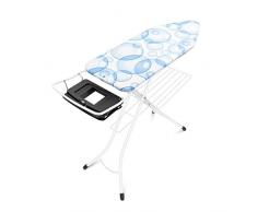 Brabantia Mesa Tabla de Planchar, Acero, Bubbles, 124 x 45 cm