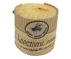 Reila Velas con Diseño Panal de Abeja, Cera, Amarillo, 5x5x5 cm, 6 Unidades
