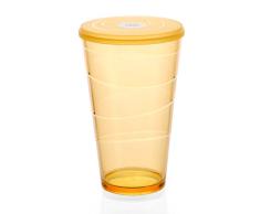 Tescoma Mydrink Vaso con Tapa, Naranja, 10,20 x 10,20 x 16,2 cm