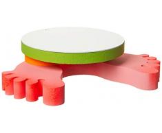 Martellato Junior pies Forma Soporte para Tartas, 47Â x 37Â x 12Â cm, Rosa/Blanco
