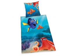 Herding Disneys Findet Dorie Juego de Cama, Algodón, Azul, 135 x 200 x cm