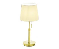 Trio Lighting Mesa Decorativo Moderno Lyon, incluida, Apto para Bombillas LED retrofit, Bronce mate
