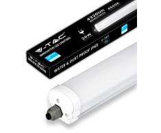 V-TAC Pantalla LED Luminaria Estanca 120 CM - 36W - Chip Samsung - Lámpara Tublo 4320 Lumen IP65 para Pared, Garaje, Tienda - 120LM/W - Plafone LED - Luz Blanco Neutro 40000k