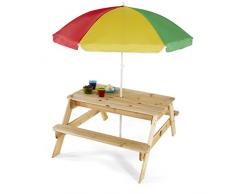 Plum - Mesa de jardín infantil con parasol