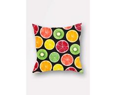 Lulu Home - Funda de Almohada, Multicolor, 45 x 45 cm