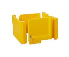 Rubbermaid Commercial Products FG618100YEL Puertas con Cierre para Carro de Limpieza