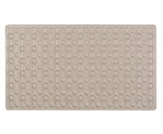 Wenko â Alfombrilla de Rocha Taupe Antideslizante Alfombrilla para bañera con Extra Muchos ventosas, de Caucho Natural, marrón, 70 x 40 x 0.1 cm
