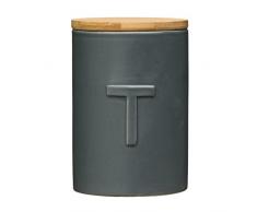 Premier Fenwick Caja MetÃ¡lica para TÃ© BambÃº y Dolomita, Color Gris