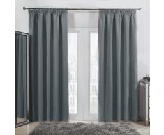 Dreamscene Juego de 2 Cortinas Plisadas con Paneles tÃ©rmicos para Ventana, Color Gris, 46 x 54 Pulgadas