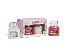 Yankee Candle Juego de regalo | 2 velas perfumadas en tarro mediano | Colección Snow Globe Wonderland | Regalo perfecto para mujeres