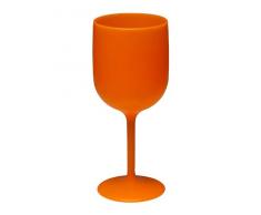 Mojito Design Empaque de Copas para Agua, plàstico, Naranja Fluo, 0.45 litros, 2 Unidades