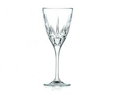 RCR Juego de 6 Copas de Cristal Luxion de la colección Chic Vino Tinto ml. Modelo: 26230020006, 360 m