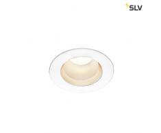 SLV rilo DL, lámpara LED Indoor montaje empotrado en techo, color blanco/cromo, 3000/Blanca, 5,5 W Lámpara, aluminio, 6 W