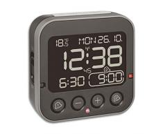 TFA Dostmann Bingo 2.0 Radiodespertador Digital con indicador de Temperatura, NÃºmeros Blancos, (L) 95 x (B) 41 x (H) 96 mm