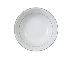 Seltmann Cuenco de postre de porcelana gris, 15 cm