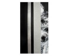 Pracht Creatives Hobby Placas Decorativas, Mezcla Plata, 3 mitades, Aprox. 200 x 50 x 0, Tira de Cera para modelar y Decorar Velas, Negro, Gris y Plateado, 200 x 100 x 0,5 mm