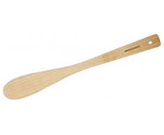 Fackelmann EspÃ¡tula Mango Plano, espatula madera cocina para reposterÃ­a. Extender Cobertura Tarta, Utensilios cocina madera. Madera de Haya, Color Natural, 30x4cm, 1 ud