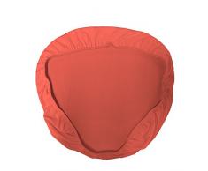 La Lino Chiavari Silla Funda para cojÃn, Microfibra/poliéster/Spandex, Color Negro, Pack de 4, Coral, 38.1 x 38.1 x 0.05 cm