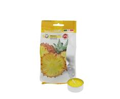 Cereria de Giorgio Concentrado de Vela Tealight perfumadas Alla Frutas, Cera, Amarillo, 3.8Â X 3.8Â X 1.6Â cm, 12Â Unidades