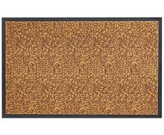 Zala Living Felpudo Lavable para Interior y Exterior (75 x 120 cm, 100% Poliamida, Parte Trasera de Goma, Apto para calefacciÃ³n por Suelo Radiante), Color Ocre