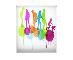 Blindecor Estor enrollable translúcido digital, Juvenil,W-J-45957,110X180 cm