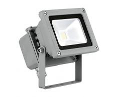 Eglo FAEDO - iluminación al aire libre (Pared, Plata, Transparente, LED, 10W, 600 lm)