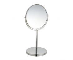 MSV Espejo Rondo 17CM PIE Cromado 1 Cara Normal. 1 Face X3 Capri