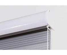 Estoralis SAMWELL Estor Enrollable Doble Tejido, Noche y dÃ­a, Gris, 100 x 250 cm