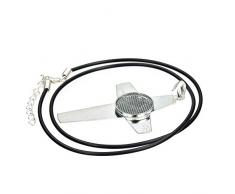 efco lámpara de Techo Colgante Cruz para 42 x 62 mm Cartucho Negro Mosaix, Plateado