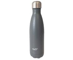 WD Lifestyle WD 365G Taza de Viaje Gris Acero Inoxidable 500 ml - Tazas de Viaje (Gris, Acero Inoxidable, Acero Inoxidable, 12 h, 25 h, 500 ml)