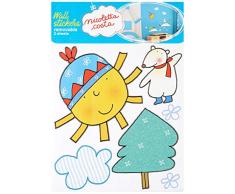 Imagicom Nicoletta Costa - Adhesivo de Pared, PVC, Multicolor, 50 x 70 cm