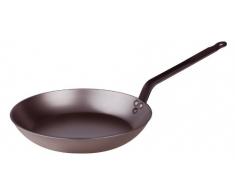 Ollas Agnelli Lyonnaise Sartén con Mango, Pesado, Hierro, Gris, 22 cm