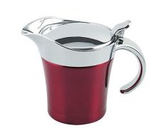 Karl Weis & CIE. GmbH Salsera de Doble Pared, 500Â ml, Acero Inoxidable, Rojo, 20Â x 8,5Â x 11Â cm