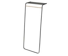 YAMAZAKI home Tower Percha, Acero, Negro