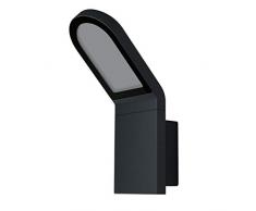 Ledvance Outdoor - Aplique de pared y techo, aluminio, 11.5 W, color gris oscuro