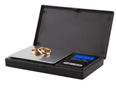 Orbegozo PC 3050 Negra BÁSCULA ELECTRÓNICA DE PRECISIÓN Capacidad MÁXIMA 100g ESCALADO 0.01g Pantalla LCD Funciona A Pilas