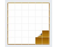 FoLIESEN Adhesivo para Azulejos para baño y Cocina - 10 x 10 cm - Blanco Brillante - 600 Adhesivos para Azulejos para Pared Azulejos