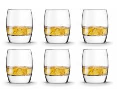 Libbey 922262 - Juego de 6 Vasos de Whisky endurecidos (28 cl)