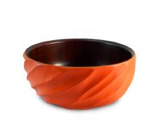 Enrico 3100Â ms5080Â Madera de Mango en Espiral ensaladera, Naranja