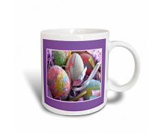 3dRose - Taza de cerámica, diseño de Huevos de Pascua (10,16 x 7,62 x 9,52 cm)