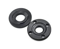 1 par amoladora angular brida M14 rosca reemplazo amoladora angular interior exterior brida tuerca conjunto herramientas