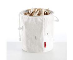 Rayen | Bolsa para Pinzas | Impermeable y Resistente | Gama Premium | Capacidad para 150 Pinzas de la Ropa | Cuenta con una Cuerda y Velcro para asegurar el Cierre | Dimensiones 18 x 15 cm