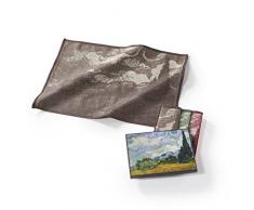 Musearta TT-VG-WC-10-V424208 - Juego de 3 Toallas de Cocina (algodón, 50 x 70 cm), diseño de Wheatfield con cipresas del Artista Vincent Van Gogh