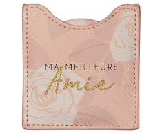 DRAEGER PARIS 1886 Toga 76005896 - Espejo Redondo de Bolsillo para Llevar a Cualquier Parte cumpleaños, para Todas Las Ocasiones. Dimensiones: 8,5 x 8 cm