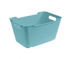 keeeper Caja de Almacenaje, Superficie texturizada, 6 l, Lotta, Azul claro