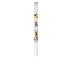 Cereria de Giorgio liturgico Vela Bautizo, Cera, Blanco, 30Â x 1.9Â x 30Â cm