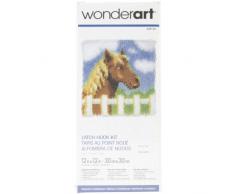 Spinrite Kit para Crear Alfombra de Nudos con diseÃ±o de pez, Wonderart