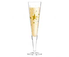 RITZENHOFF 1070234 Champus Copa de Champán Cristal, 7 x 7 x 24 cm, Multicolor