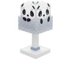 Dalber Lámpara Infantil De Mesa Panda Azul