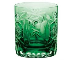 Spiegelau & Nachtmann Vaso de whisky de cristal verde oscuro, 9 cm